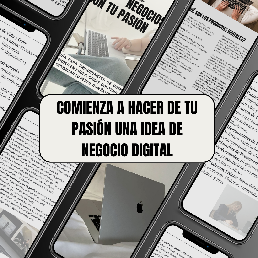Crea un negocio con algo que ya te encanta hacer